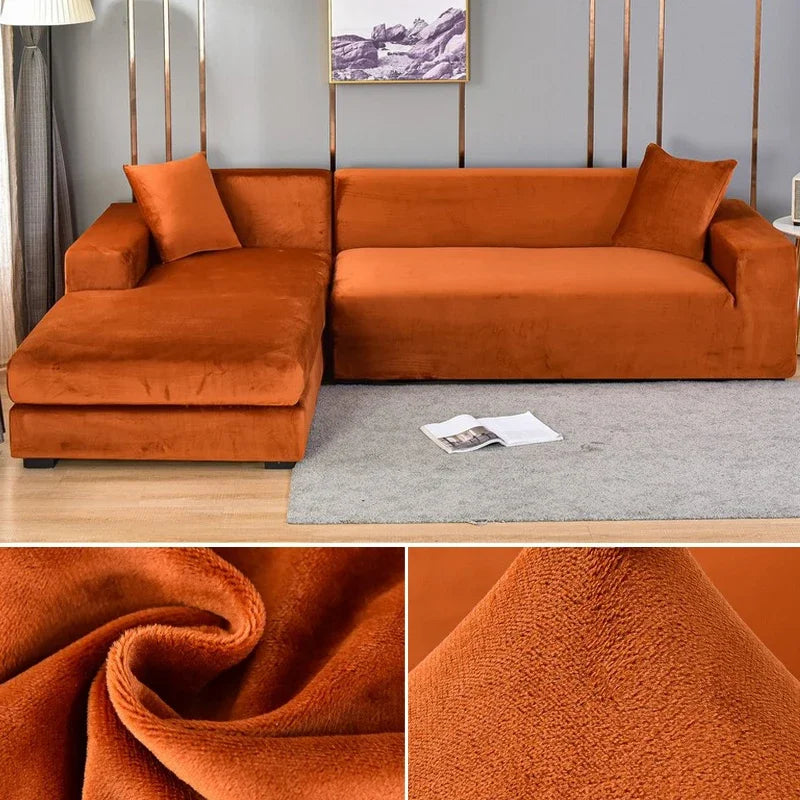 Velura Sofaüberzug – Luxuriöses Samt für Stil und Schutz