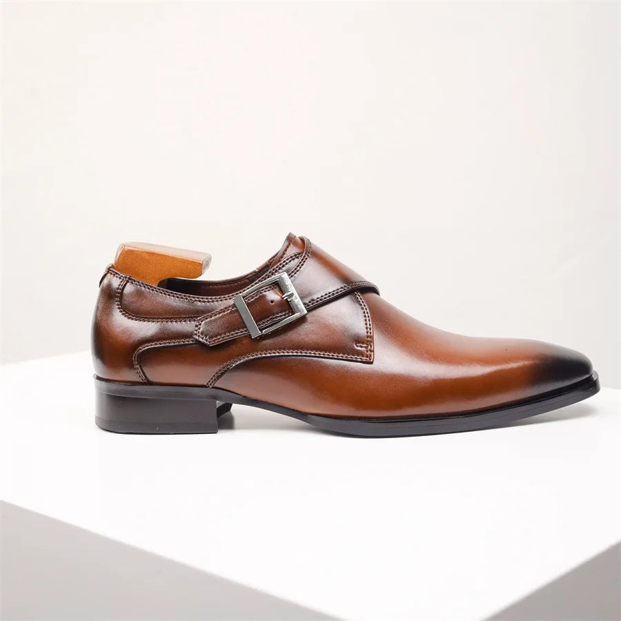 Torino Monk Strap Herrenschuhe – Modernes und Raffiniertes Design