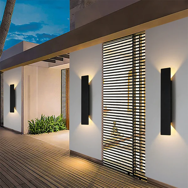 AquaLine LED Außenwandlampe – Schlichtes Design mit Wetterfestem Gehäuse