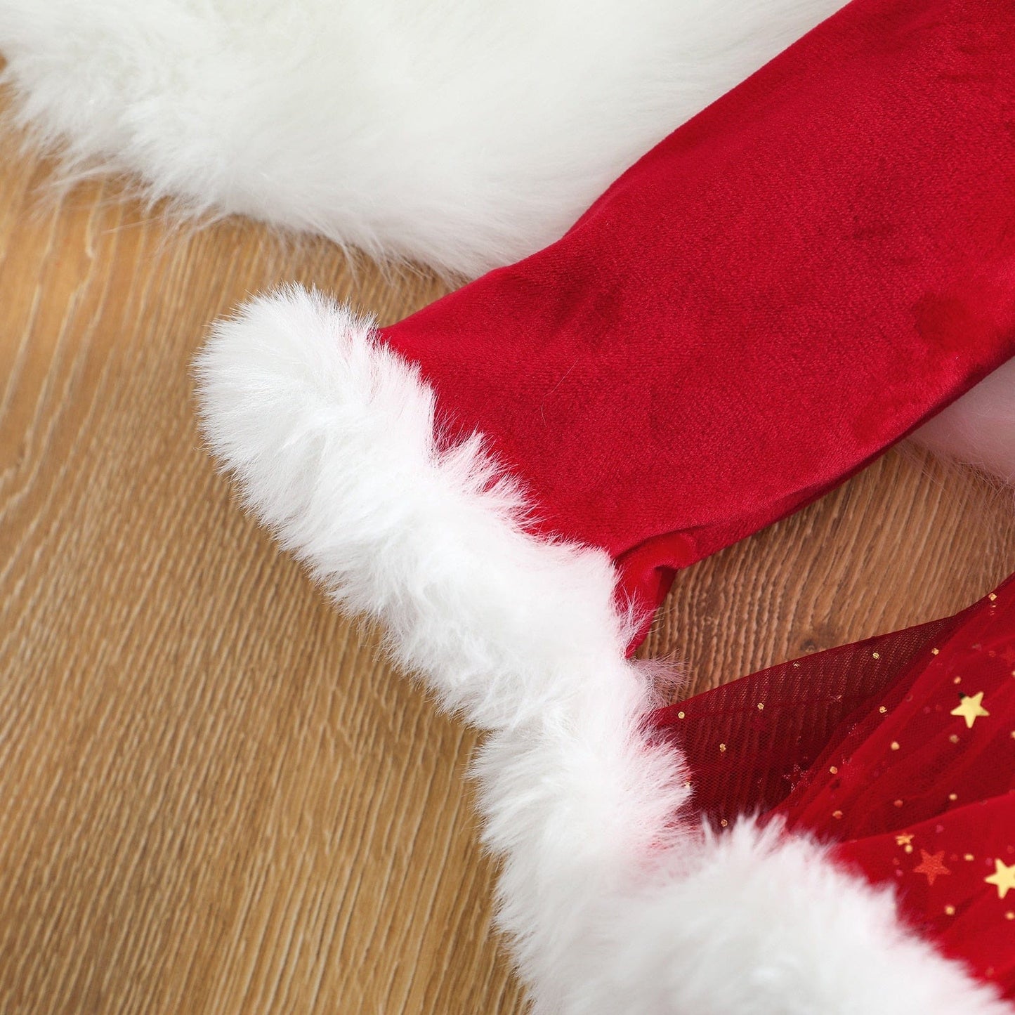 WeihnachtsTraum Kleid – Festliches Kleid mit Haarband für Kinder