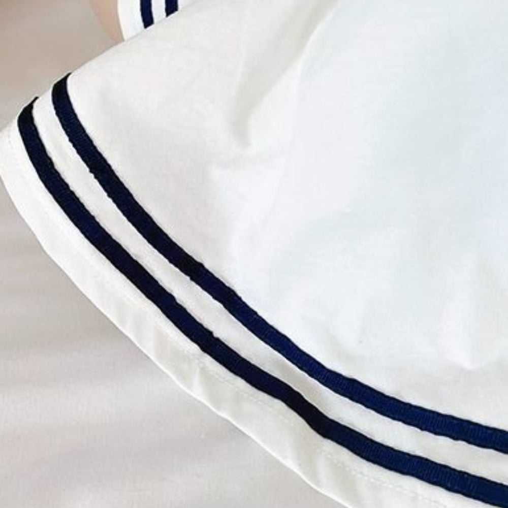 Maritime Babykleid mit Schleife – Süßes und Bequemes Sommerdesign
