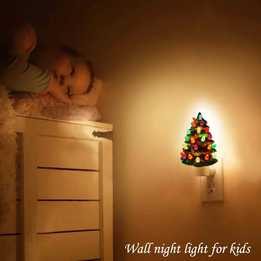 Keramischer Weihnachtsbaum Nachtlicht – Festliche Dekoration für Ihr Zuhause