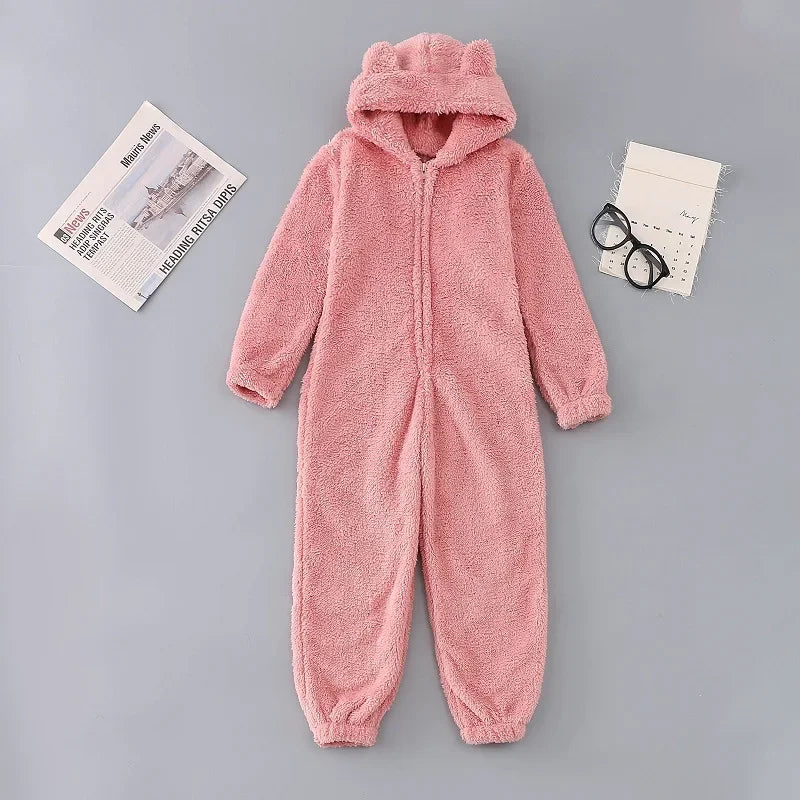 Flauschiger Winter-Overall – Herrlich Warm & Gemütlich