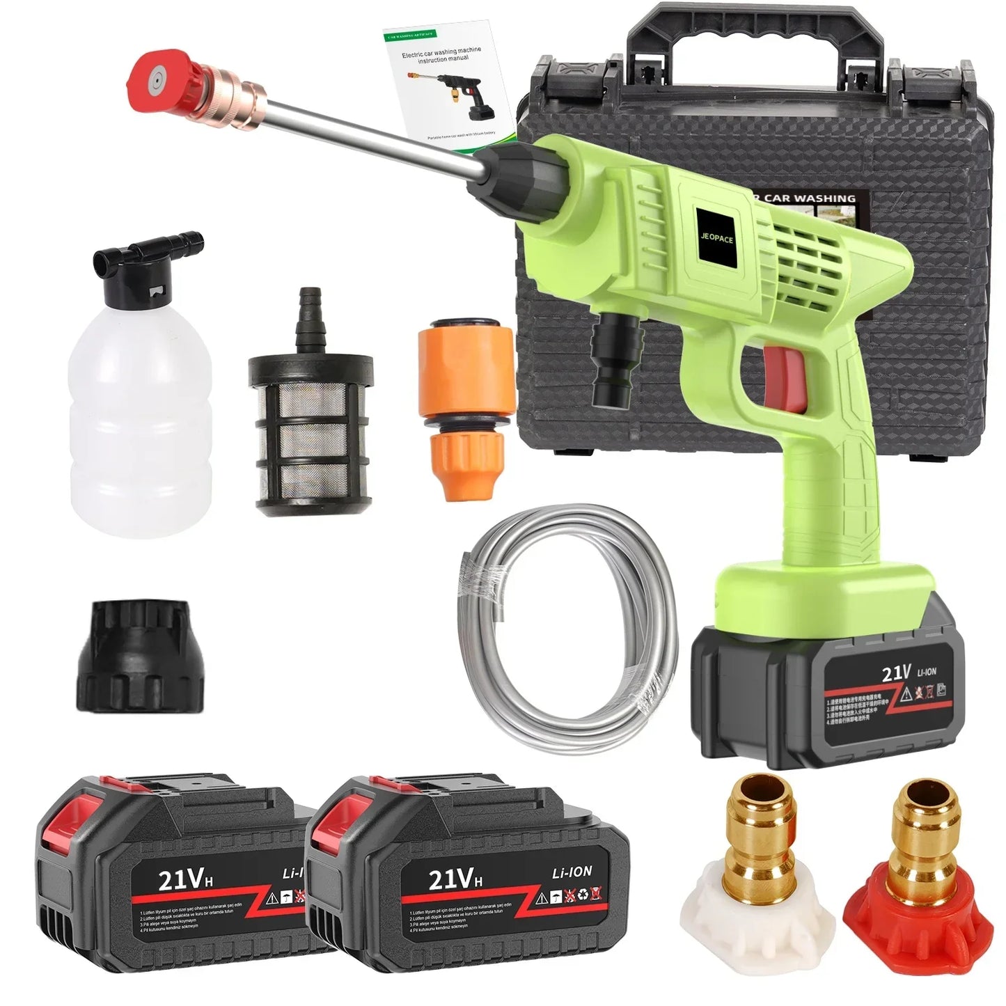PowerWash Drahtloses Autowaschgerät – Kraftvoll und Handlich
