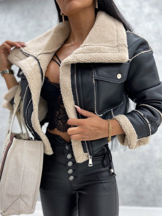 Sophie Stylische Bikerjacke – Bequem und Trendy