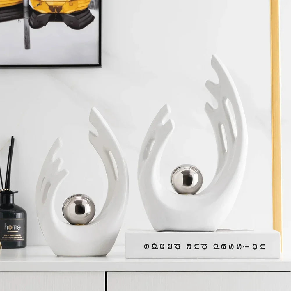ZenAura Skulpturen Set – Modern und Elegant