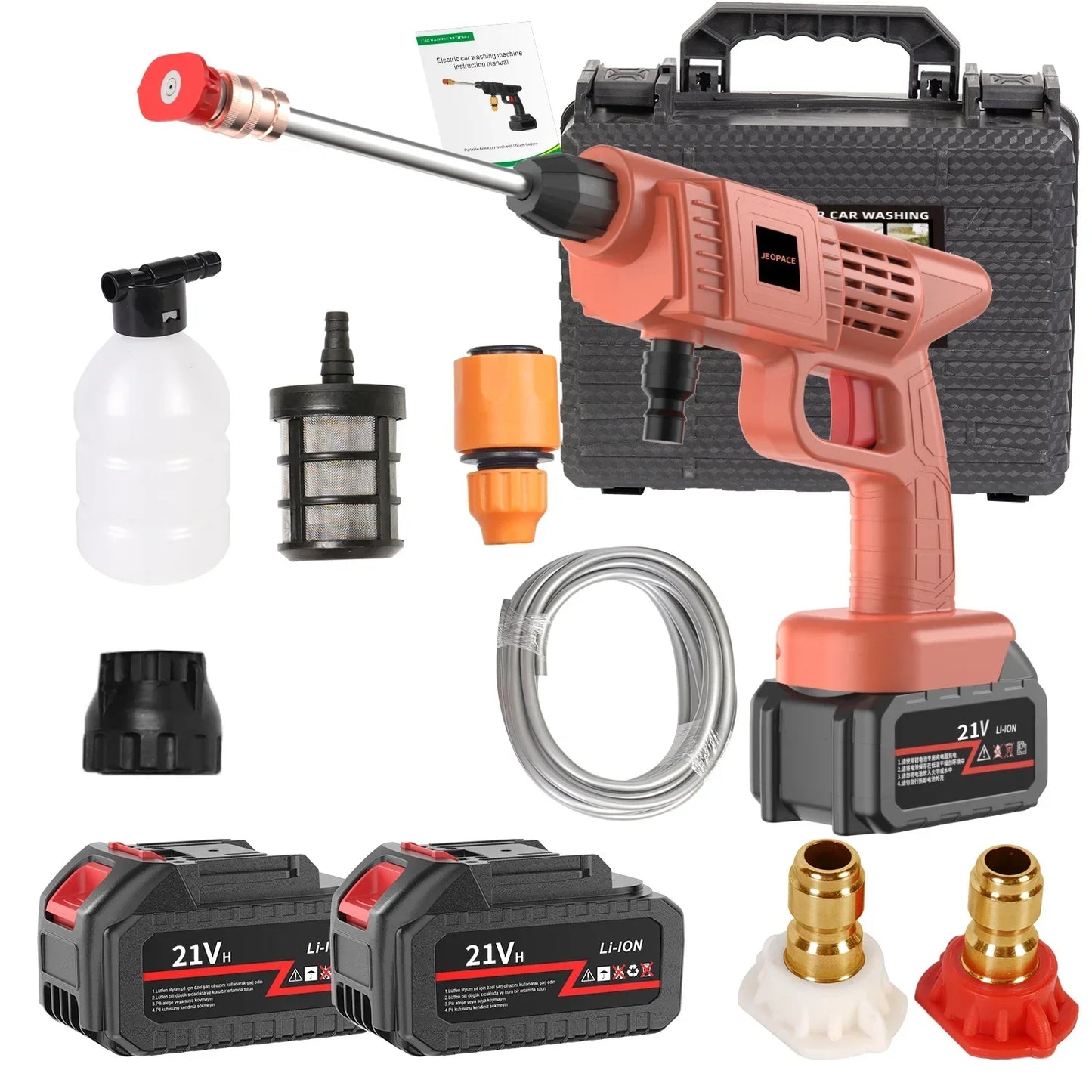 PowerWash Drahtloses Autowaschgerät – Kraftvoll und Handlich