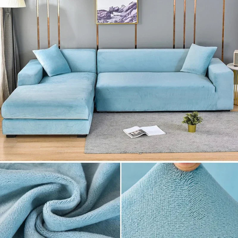 Velura Sofaüberzug – Luxuriöses Samt für Stil und Schutz
