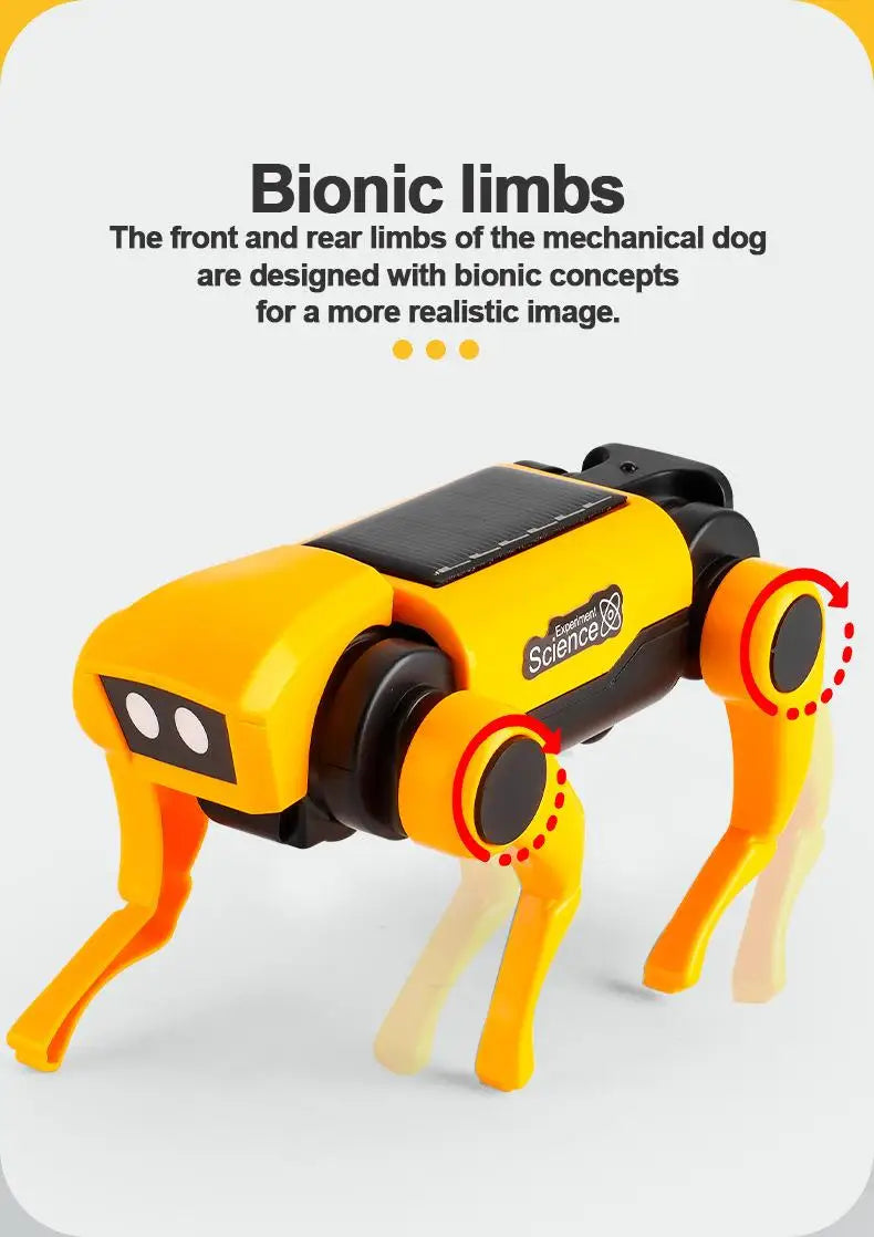 Bildungs-Solarenergie-Roboter – 2-in-1 Hund und Katze Baukasten