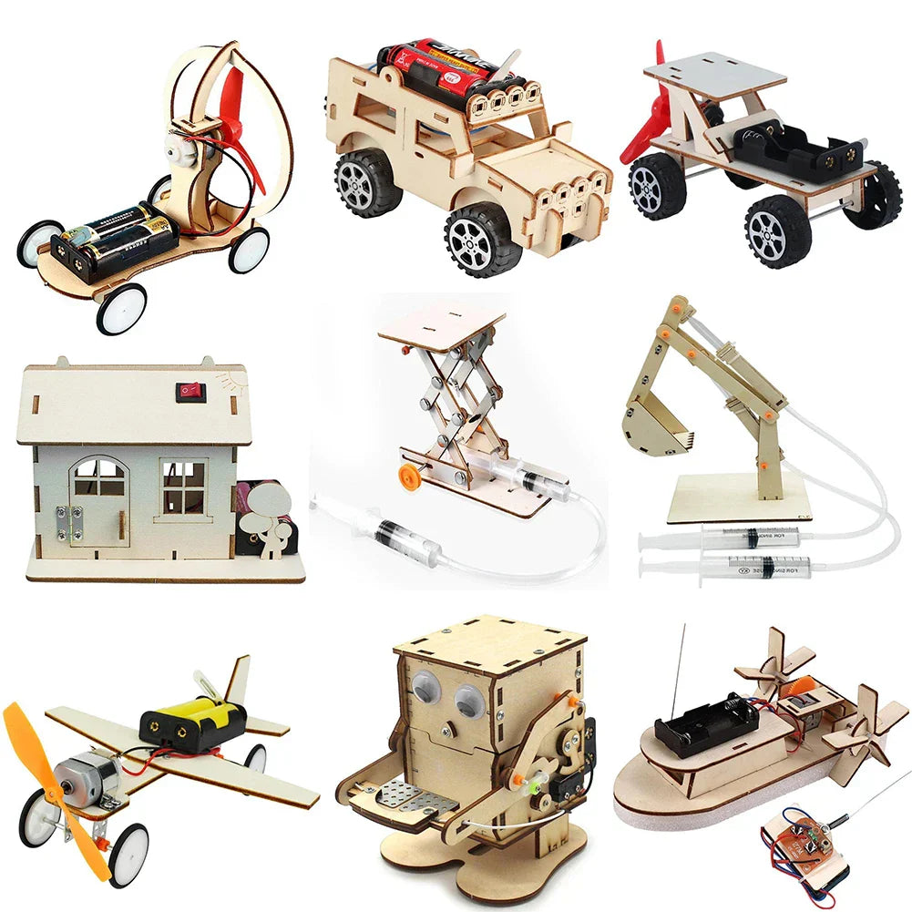 Bildungs Holz DIY Boot – Baue dein eigenes elektrisches Spielboot