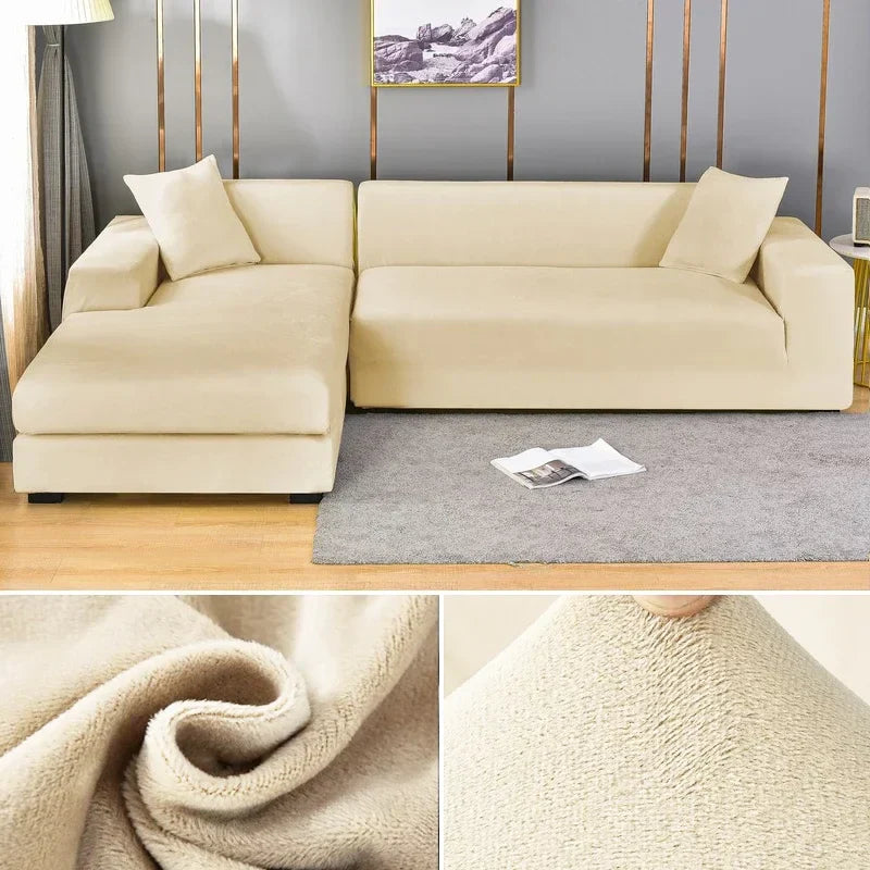 Velura Sofaüberzug – Luxuriöses Samt für Stil und Schutz
