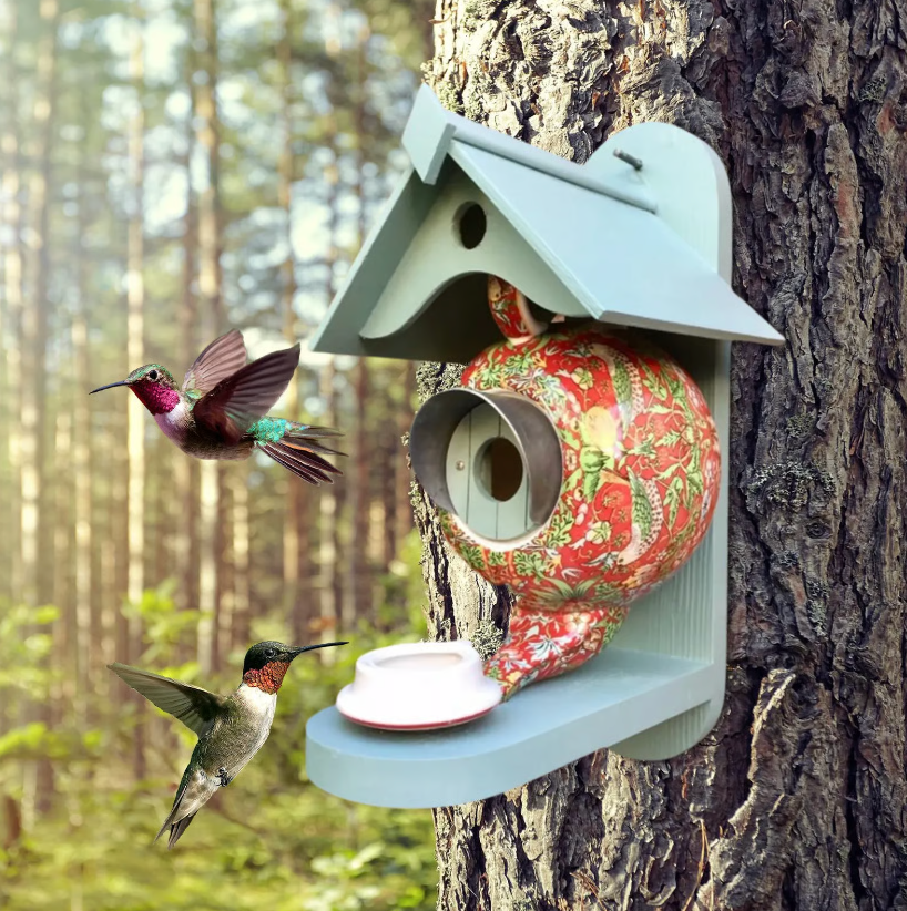 Buntes Vogelhaus – Perfekt für den Garten