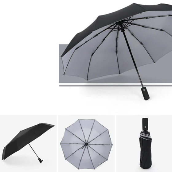 StormShield Regenschirm – Windbeständig und Handlich, Schutz gegen Regen