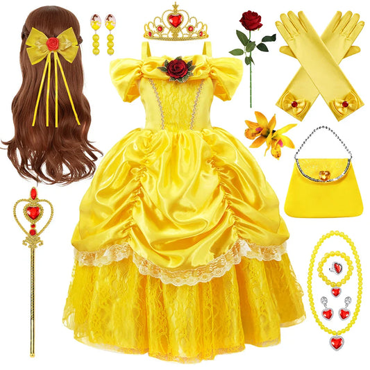Luna Prinzessinnenkleid für Kinder – Bezauberndes und Elegantes Cosplay-Outfit