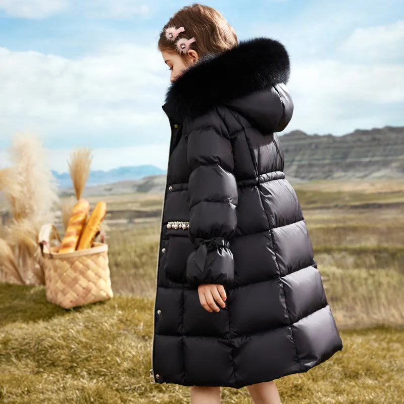 Lila Winterjacke für Kinder – Warm und Stylisch für Kalte Tage