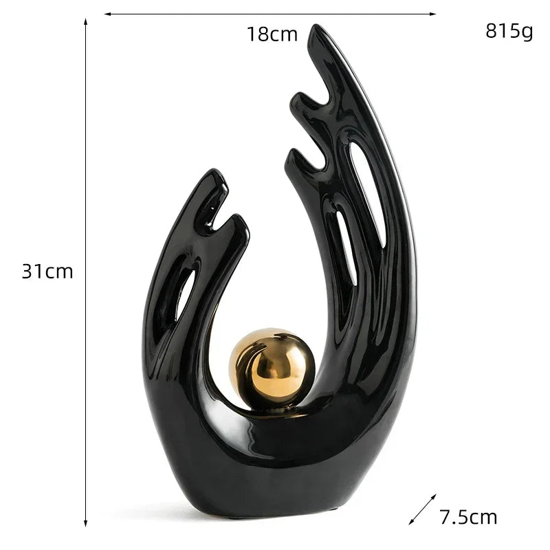 ZenAura Skulpturen Set – Modern und Elegant
