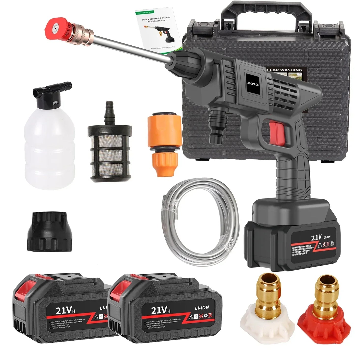 PowerWash Drahtloses Autowaschgerät – Kraftvoll und Handlich