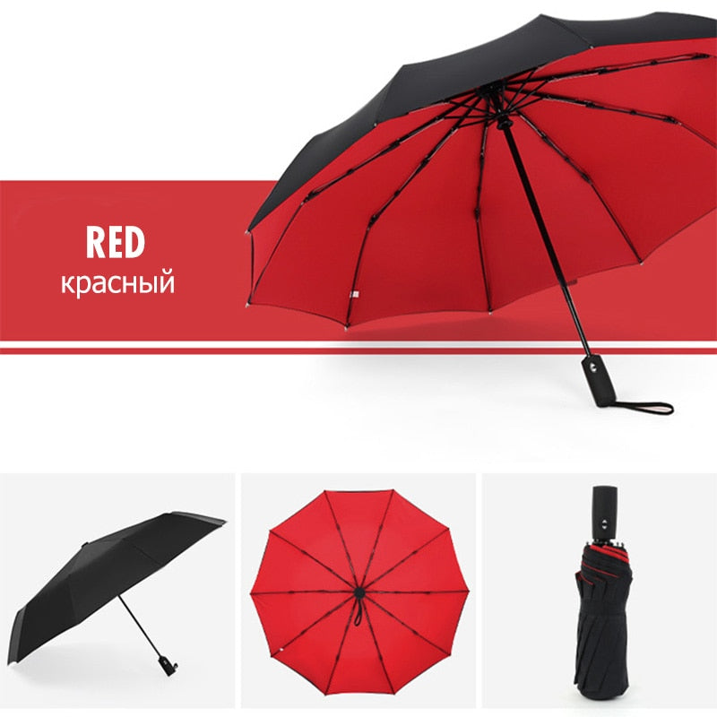 StormShield Regenschirm – Windbeständig und Handlich, Schutz gegen Regen