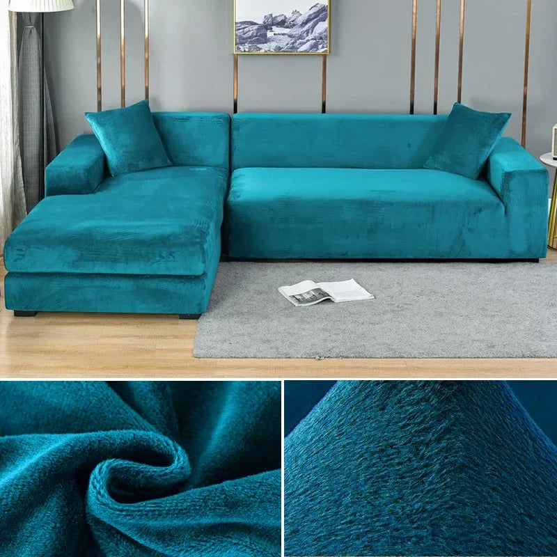 Velura Sofaüberzug – Luxuriöses Samt für Stil und Schutz