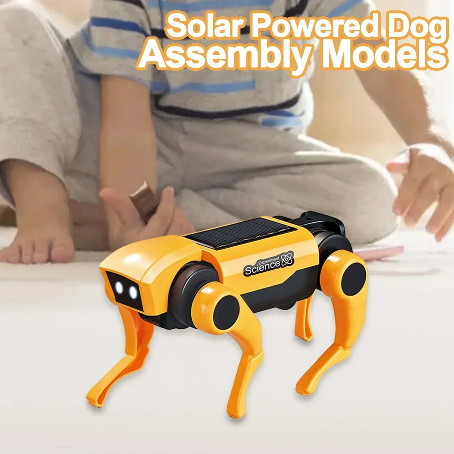 Bildungs-Solarenergie-Roboter – 2-in-1 Hund und Katze Baukasten