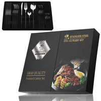 Schwarz Silber 24Stück Box