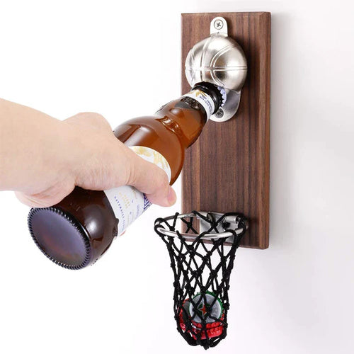 Basketballnetz Wandflaschenöffner – Sportliches Geschenk für den Vatertag