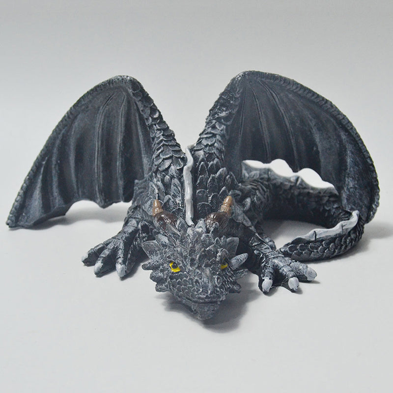 Legendärer Sitzender Drache – Magische Dekoration für Haus und Garten