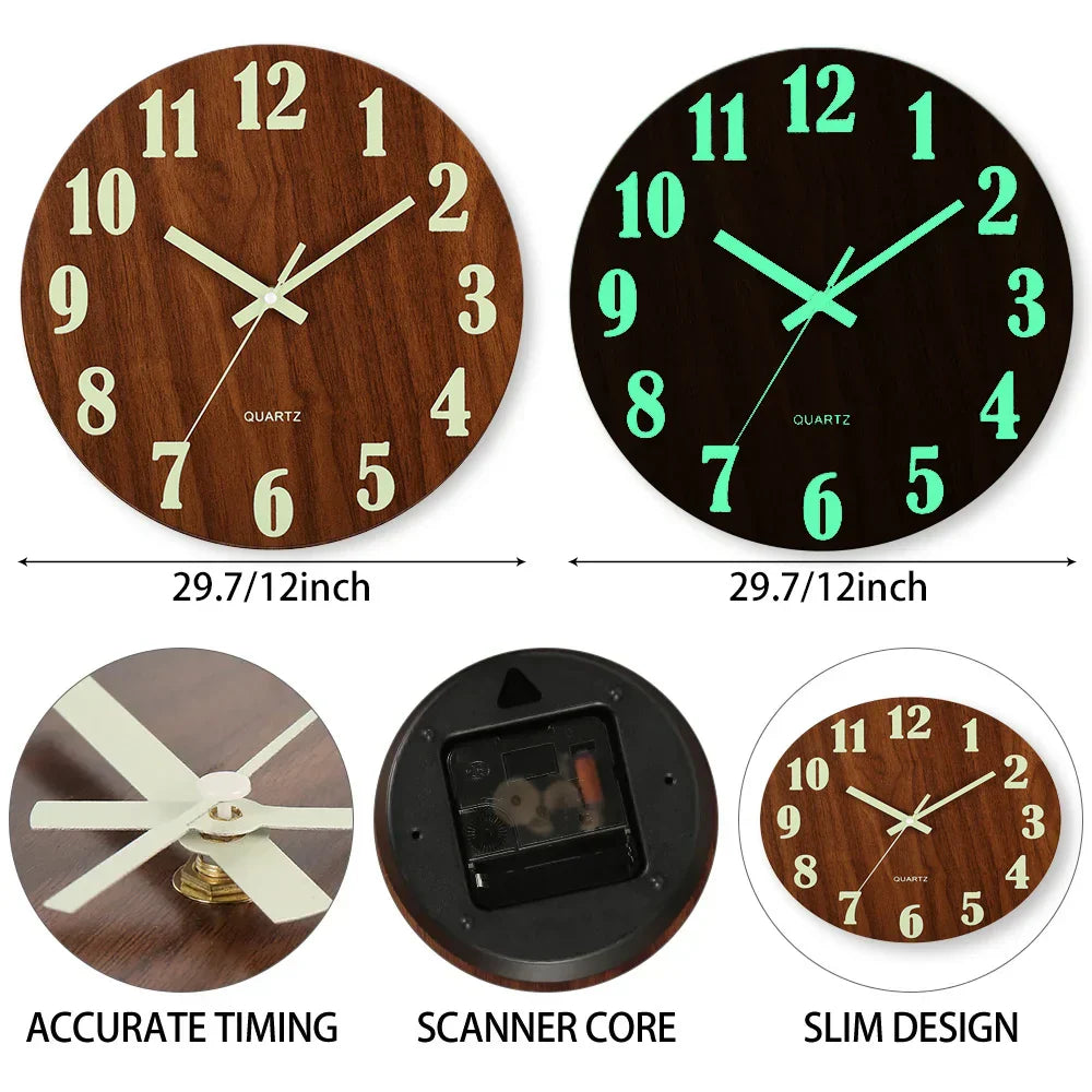 Leuchtende Wanduhr – Stilvoll und Praktisch