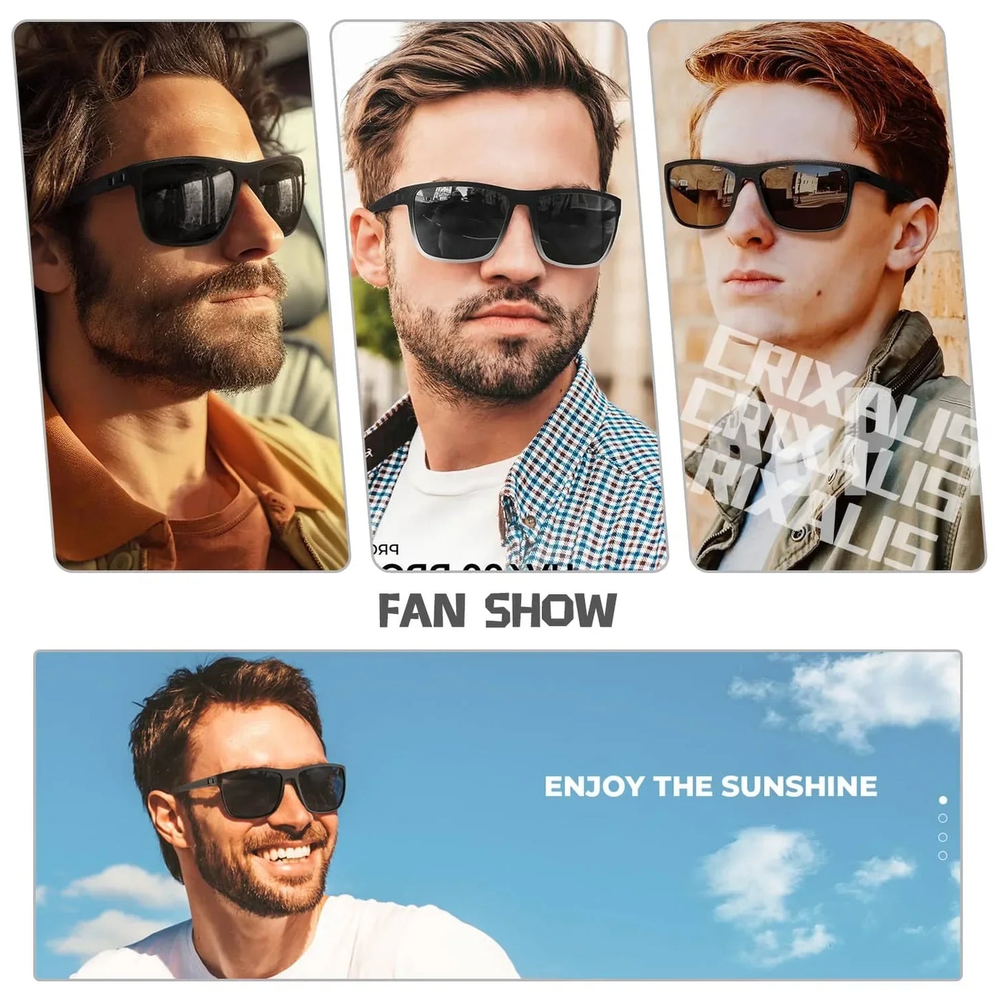 AquaShield Polarisierte Sonnenbrille 3-Pack – Geschützt und Stilvoll