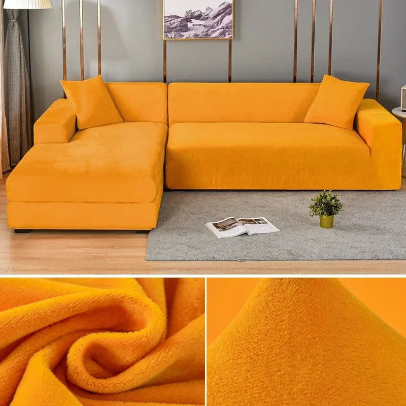 Velura Sofaüberzug – Luxuriöses Samt für Stil und Schutz