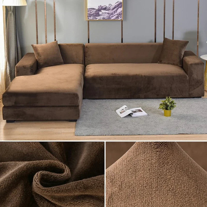 Velura Sofaüberzug – Luxuriöses Samt für Stil und Schutz