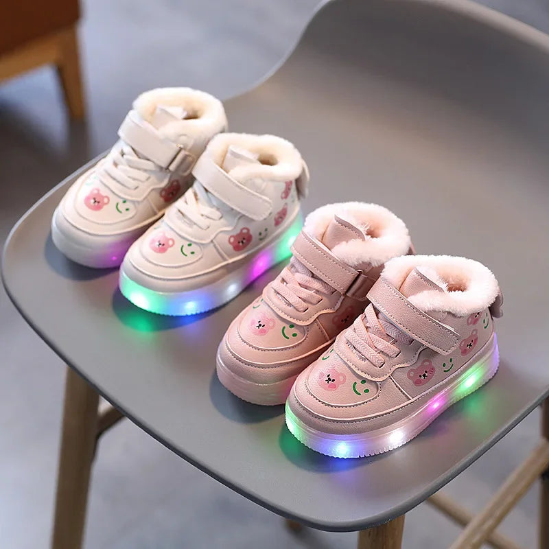 Emma Leuchtende Sneakers für Kinder – Warm und Bequem mit LED-Beleuchtung