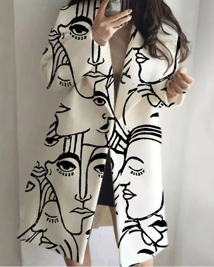 EleganceOversized Mantel – Stilvoll und bequem für jede Gelegenheit