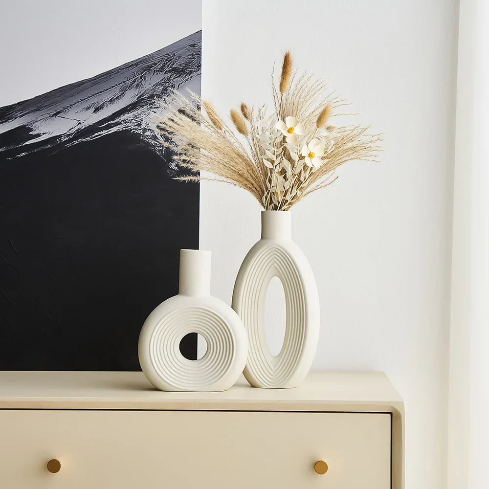 Minimalistische Vase im modernen Design