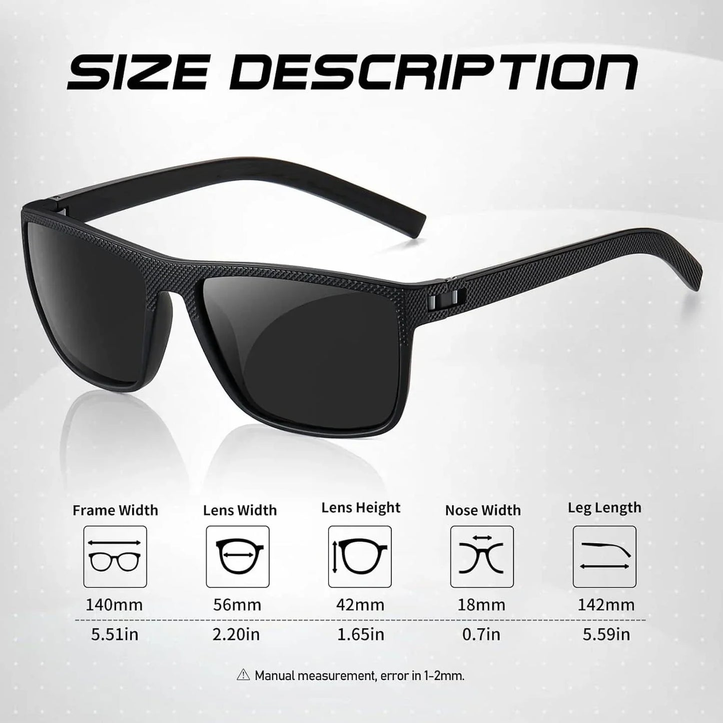 AquaShield Polarisierte Sonnenbrille 3-Pack – Geschützt und Stilvoll