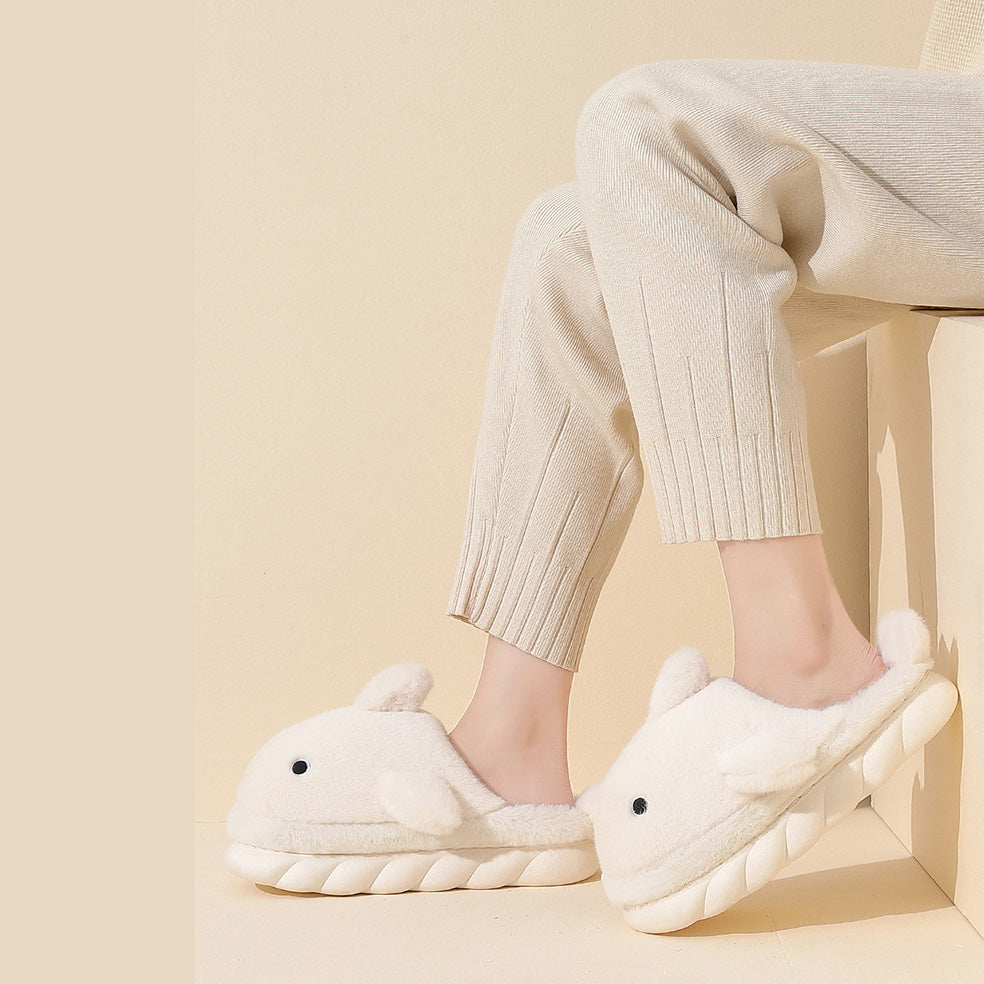 Flauschige Walvis Pantoffeln – Kuscheliger Unisex Komfort