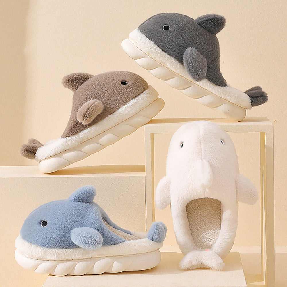 Flauschige Walvis Pantoffeln – Kuscheliger Unisex Komfort