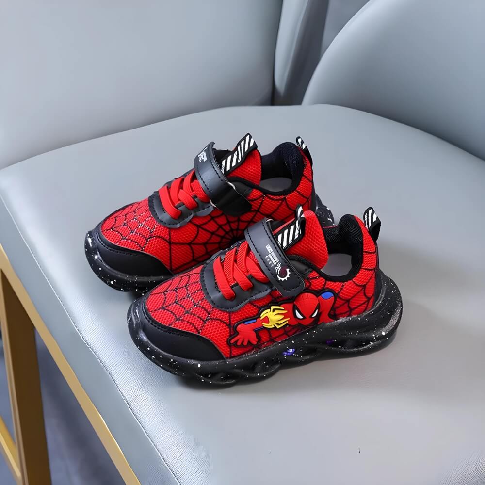 Superheld LED Sneaker – Coole Schuhe mit Lichtern für Kinder