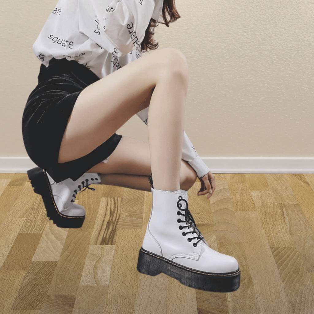 Mila Stilvolle Stiefel – Edgy und Bequem