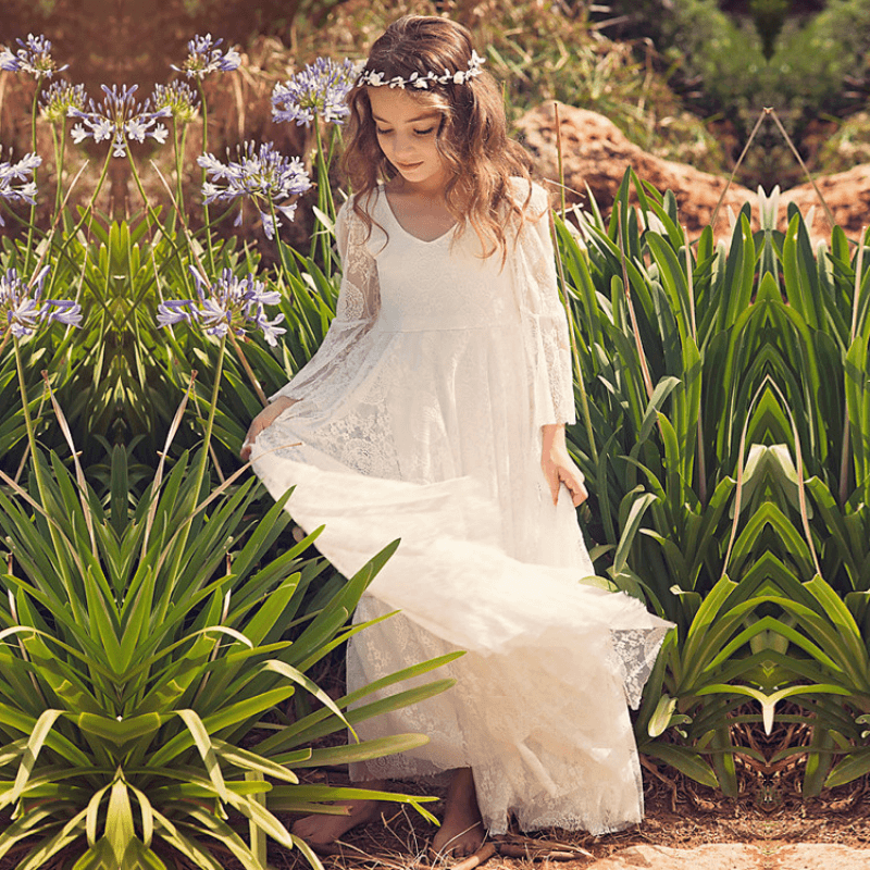 Sofia Kommunion Kleid – Bohemian und Zeitlos
