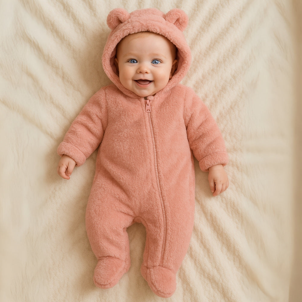 Knuddelbarer Baby-Winteranzug – Warm und Komfortabel für Abenteuer im Freien