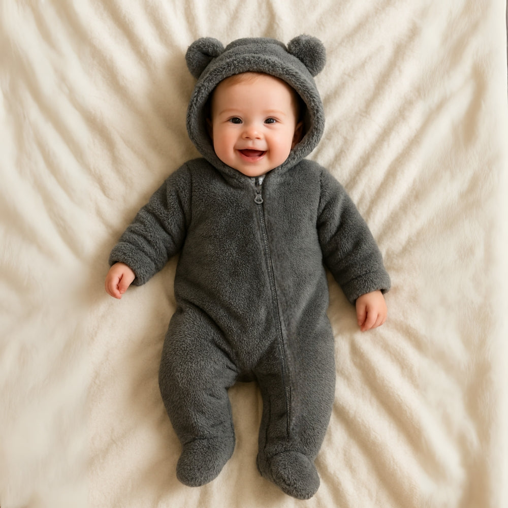 Knuddelbarer Baby-Winteranzug – Warm und Komfortabel für Abenteuer im Freien