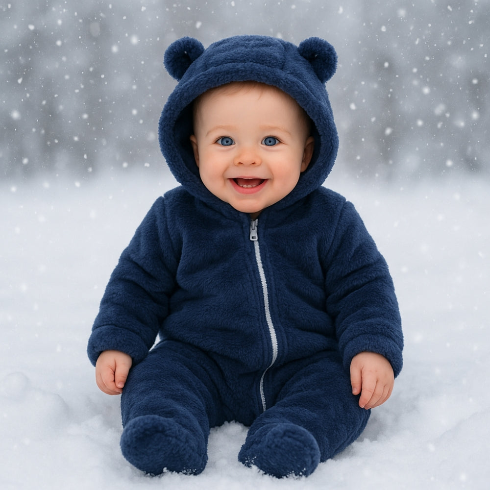 Knuddelbarer Baby-Winteranzug – Warm und Komfortabel für Abenteuer im Freien