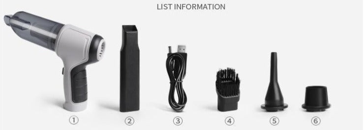 UltraKracht Kabelloser Mini Staubsauger – Kompakt und Superkraftvoll