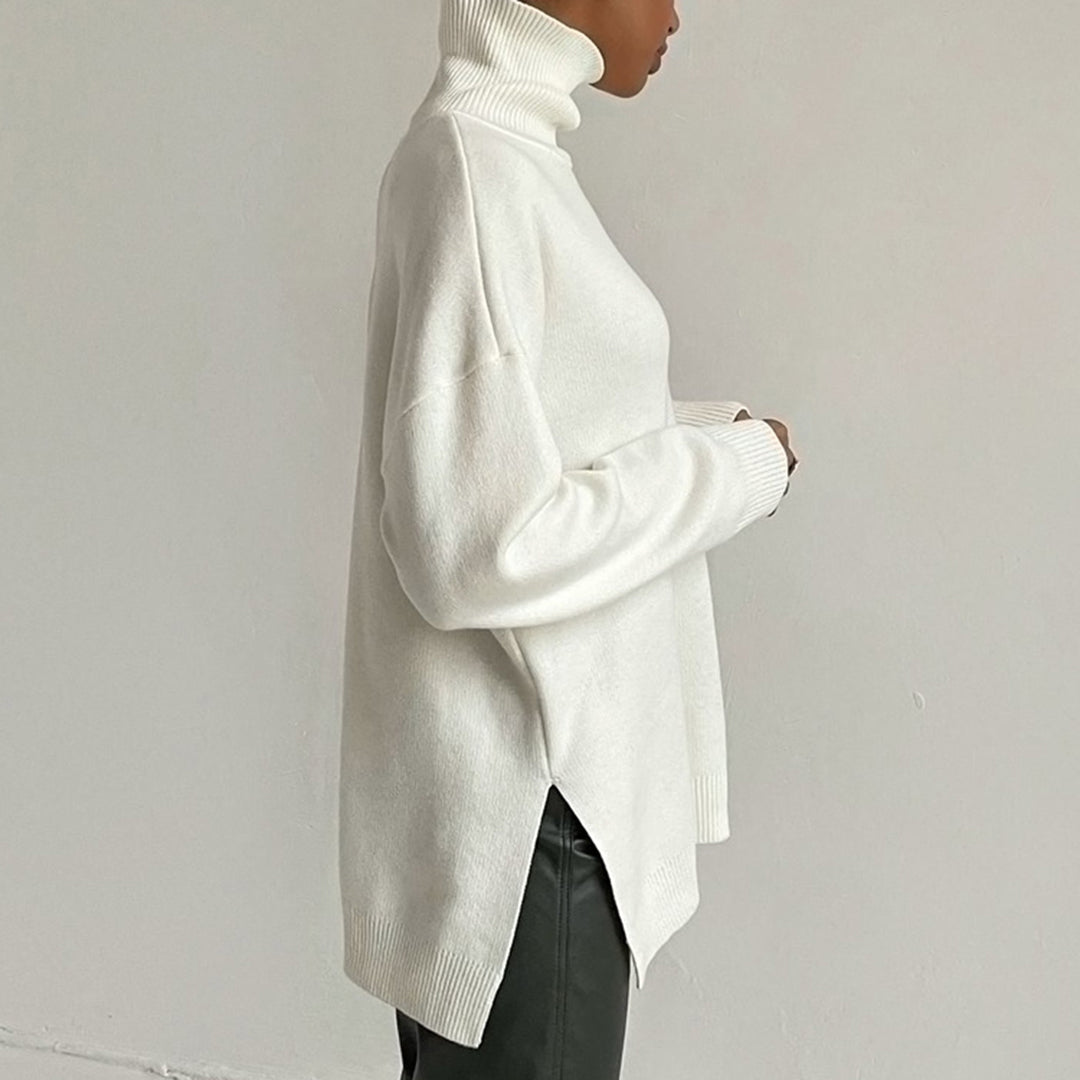 Luna – Eleganter Pullover mit Seitenschlitzen