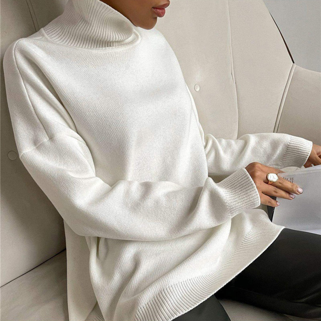 Luna – Eleganter Pullover mit Seitenschlitzen