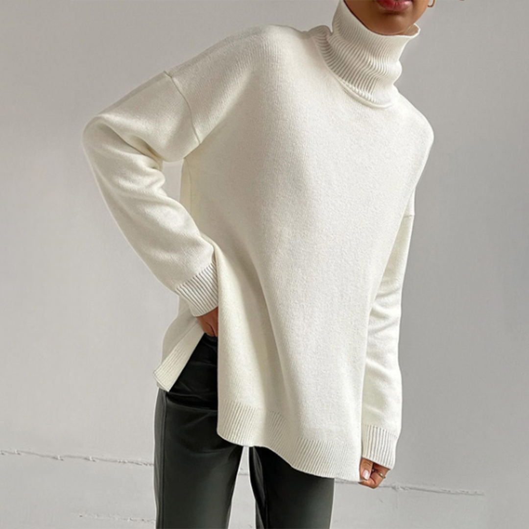Luna – Eleganter Pullover mit Seitenschlitzen