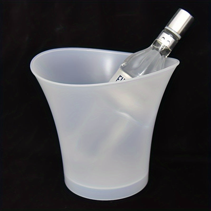 5L LED-Beleuchteter Eiseimer – Perfekt für Champagner und Bier