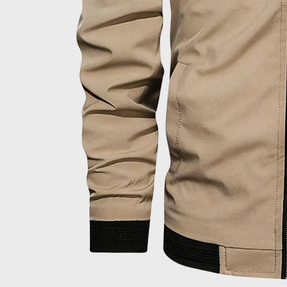 Leichte Herren Bomberjacke – Atmungsaktive und stilvolle Frühlingsbekleidung