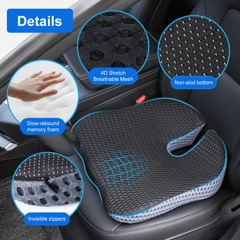 Ergonomisches Dreieckiges Autositzkissen – Memory-Schaum-Unterstützung